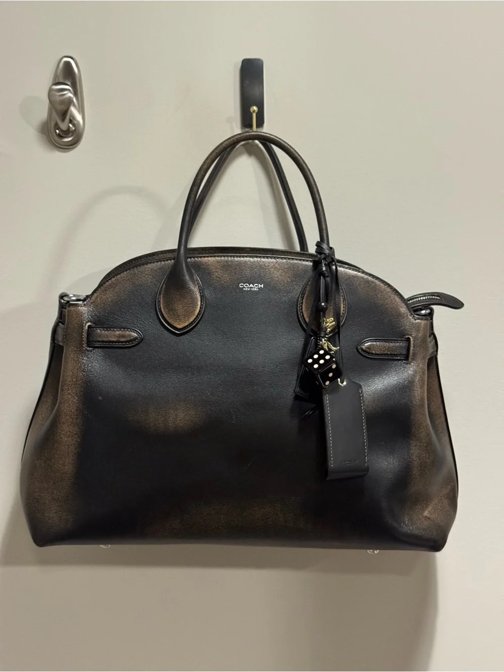 Coach Soft Empire Carryall in Loved Leather